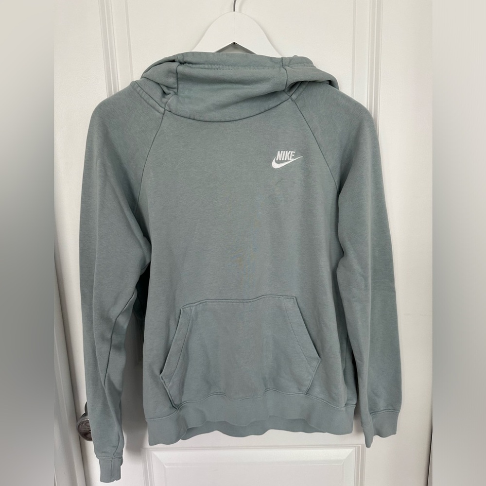 Nike Cowl Neck hoodie sz S seafoam green